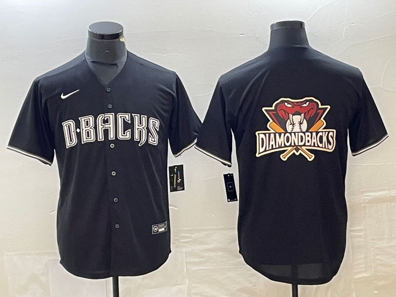 Men Arizona Diamondback Blank Black Game Nike 2023 MLB Jersey style 7->san francisco 49ers->NFL Jersey